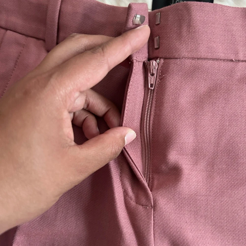 J. Crew Wool blend Dusty Rose Chinos - Picture 5 of 16